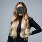 Ash brown and Ash blonde Ombre  Clips-in (5 pieces)