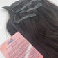 Off Black Clips-in (5 pieces)